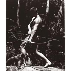 BRUCE WEBER (American, b. 1946) GEORGE UPPER SARNAC LAKE titled, dated, editioned and signed in p...