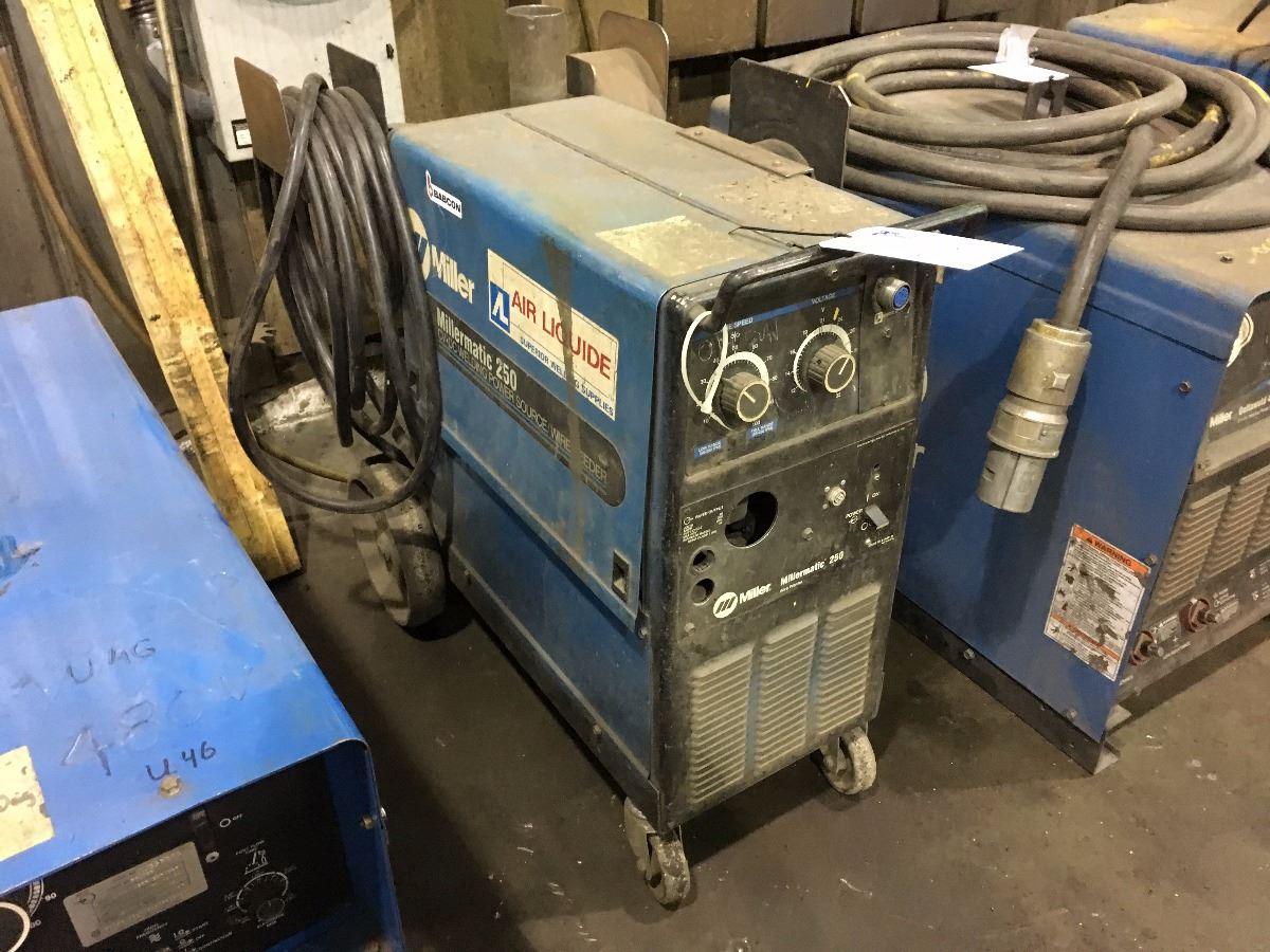 MILLER MILLERMATIC 250 WELDING POWER SOURCE/WIRE FEEDER