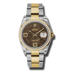 Rolex  Datejust 36 Yellow Gold  Diamonds  Women Watch