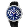 Image 1 : Roberto Bianci Men's Pro Racing Chronograph Watch With Rubber Band And Blue Face-7096MRUB-SS