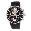 Image 1 : Roberto Bianci Men's Pro Racing Chronograph Watch With Rubber Band And Black Face-7098MRUB-SS