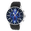 Image 1 : Roberto Bianci Men's Pro Racing Chronograph Watch With Rubber Band And Blue Face-7098MRUB-SS