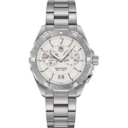 Tag Heuer  Aquaracer Alarm 300M 40.5MM Silver Dial Steel  Men Watch