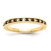 Image 1 : 14K Black And White Ring