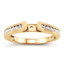 14K Diamond Engagement Semi-Mounting