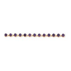 14K Amethyst Bracelet