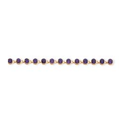 14K Amethyst Bracelet