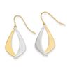 Image 1 : 14K Two-Tone Polished Fancy Dangle Earrings