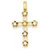 Image 1 : 14K Dia Cross Pendant