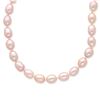 Image 1 : 14K 7-8Mm Purple Rice Shape FW Cultured Pearl Necklace