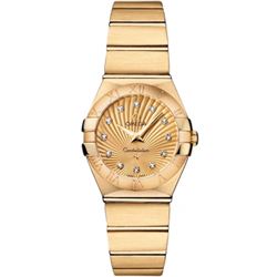 Omega  Constellation Brushed Quartz 24Mm  Women Watch