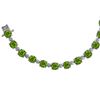 Image 1 : SS PERIDOT / DIAMOND BRACELET - Size 8 (#4300P)