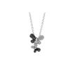 Image 1 : WG BLACK / WHITE DIAMOND BUTTERFLY PENDANT (#7676D-BLK)