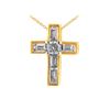 Image 1 : DIAMOND CROSS PENDANT (#8189D)