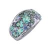 Image 1 : SS SWISS / LDN BLUE TOPAZ / TANZANITE / IOLITE RING - Size 7 (#10384MUL1)