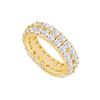 Image 1 : Diamond Eternity Band : 18K Yellow Gold – 5.00 CT Diamonds