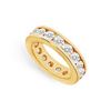 Image 1 : Diamond Eternity Band : 18K Yellow Gold – 4.00 CT Diamonds