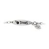 Image 1 : Stainless Steel Tennessee Titans Team Name And Logo Dangle Bracelet - 7.5 Inch