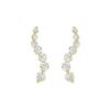 Image 1 : Diamond Journey Earrings : 14K Yellow Gold - 1.00 CT Diamonds