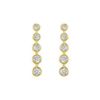Image 1 : Diamond Journey Earrings : 14K Yellow Gold - 2.00 CT Diamonds