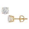 Image 1 : 18K Yellow Gold : Round Diamond Stud Earrings – 1.75 CT. TW.