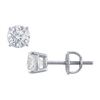 Image 1 : Platinum : Round Diamond Stud Earrings – 1.00 CT. TW.