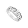 Image 1 : Diamond Ring : 14K White Gold - 0.10 CT Diamonds