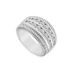 Diamond Ring : 14K White Gold - 0.75 CT Diamonds