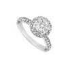 Image 1 : Diamond Engagement Ring : Platinum - 1.25 CT Diamonds