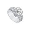 Image 1 : Diamond Engagement Ring : Platinum - 1.00 CT Diamonds