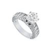 Image 1 : Diamond Engagement Ring : Platinum - 2.00 CT Diamonds