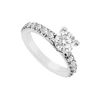 Diamond Engagement Ring : 14K White Gold – 2.00 CT Diamonds