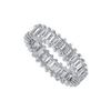 Image 1 : Platinum Diamond Eternity Band : 4.00 CT Diamonds