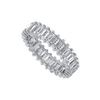 Image 1 : Platinum Diamond Eternity Band : 4.00 CT Diamonds