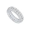 Image 1 : Platinum Diamond Eternity Band : 5.00 CT Diamonds