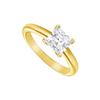 Image 1 : Diamond Solitaire Ring : 14K Yellow Gold – 1.75 CT Diamond