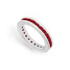 Image 1 : GF Bangkok Ruby Eternity Band : 925 Sterling Silver - 1.00 CT TGW