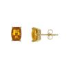 Image 1 : Citrine Earrings : 14K Yellow Gold - 1.00 CT TGW
