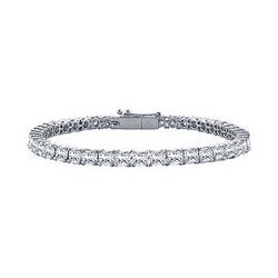 Diamond Tennis Bracelet : Platinum - 4.00 CT Diamonds