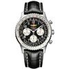 Image 1 : Breitling  Navitimer Navitimer 01 (43Mm) Black Arabic Chronograph Crocodile Strap  Men Watch