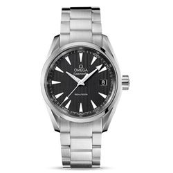 Omega  Seamaster Aqua Terra Quartz 38.5Mm Grey Dial  Men Watch