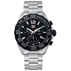 Tag Heuer  Formula 1 Quartz Chronograph Black Dial Steel  Men Watch