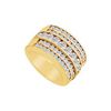 Image 1 : Diamond Row Ring : 14K Yellow Gold - 2.00 CT Diamonds