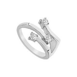 Diamond Ring : 14K White Gold - 0.50 CT Diamonds