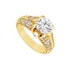 Image 1 : Diamond Engagement Ring : 14K Yellow Gold - 1.00 CT Diamonds