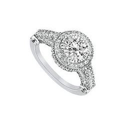 Diamond Engagement Ring : Platinum - 1.25 CT Diamonds