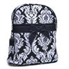 Image 1 : Damask Printed Quilted Backpack