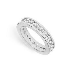 Diamond Eternity Band : 14K White Gold - 2.00 CT Diamonds