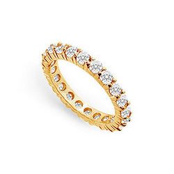 Diamond Eternity Band : 14K Yellow Gold - 1.50 CT Diamonds