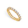 Image 1 : Diamond Eternity Band : 14K Yellow Gold - 1.50 CT Diamonds